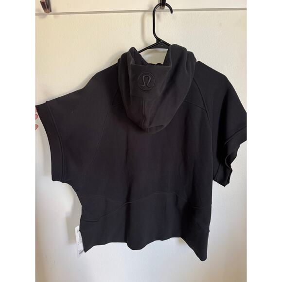 NWT Lululemon Scuba Oversized Short-Sleeve Pullover Black Size XS/S - Picture 6 of 10